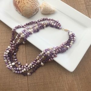Purple necklace